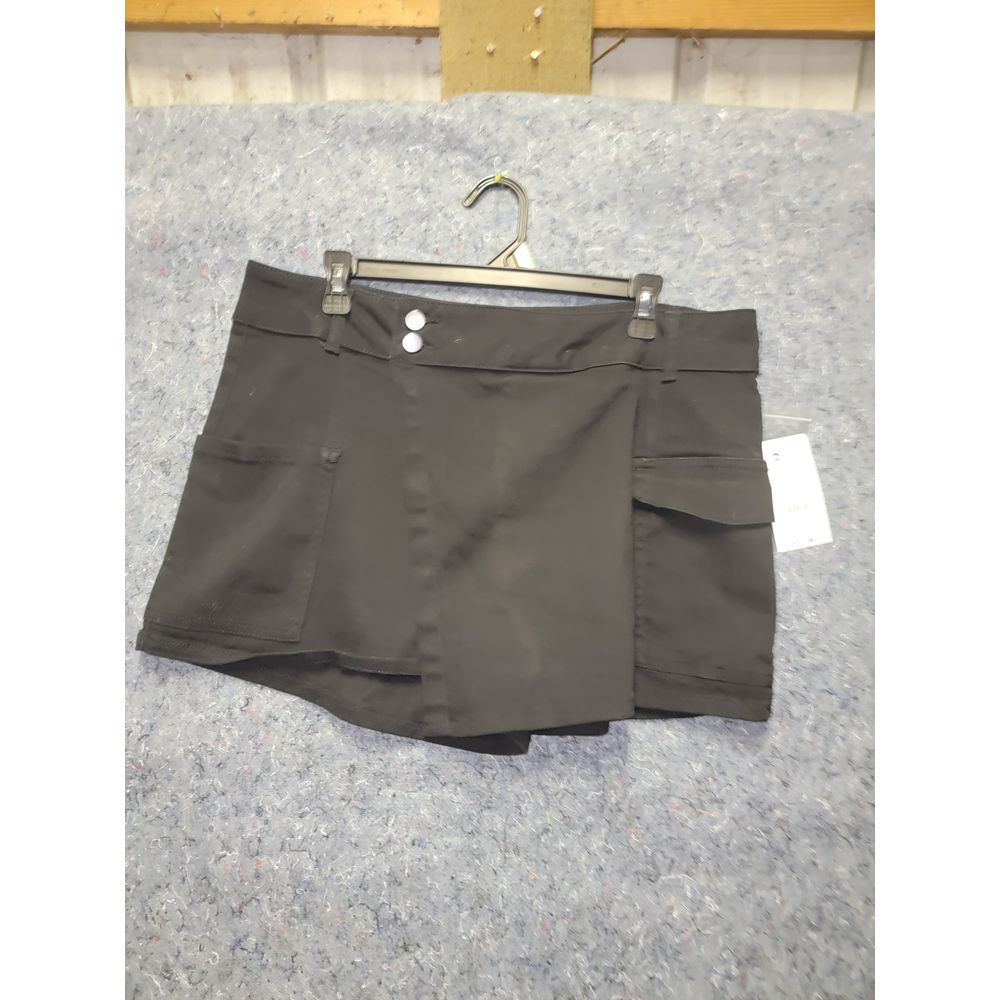 No Boundaries Y2K Wrap Skort Black Soot XL‎ with Tags
